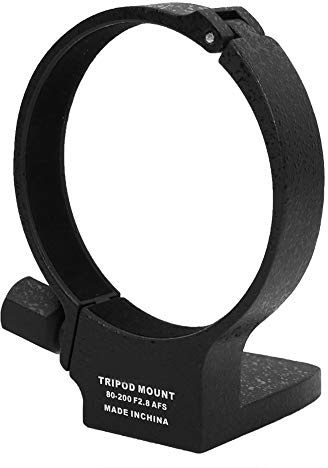 Tomantery Anello per Collare per Montaggio su Treppiede in Alluminio Resistente per Obiettivo 80‑200mm F2.8 AFS, Compatibile con Obiettivi Tele Pesanti, Migliori Esperienze di Ripresa