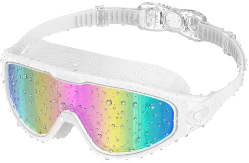 Seaflar Lunettes De Natation Transparentes Pour Adultes, AntibuéE | Protection UV, Grand Champ De Vision 180°, éTanches, Lunettes De Natation Et PlongéE Pour Homme Et Femme