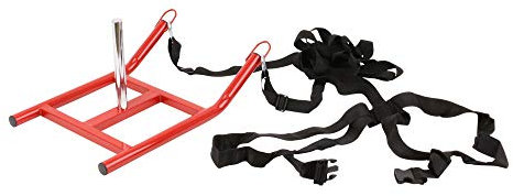 HAEST Gewichtsschlitten SUPERIA | Sprint Training Equipment | Leichtathletik Schlitten Fußball | Flexibel mit verstellbarem Schultergurt