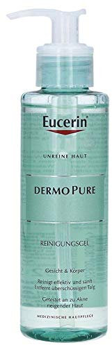 Eucerin Dermopure Reinigungsgel, 200ml, 2er Pack (2 x 200ml)