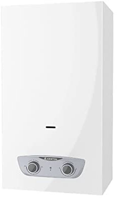 Ariston Fast RX - Calentador de Agua ONM 11L/min Bajo Consumo, Calentador Gas Natural Atmosférico con Regulación Mecánica 25.5x31x61.7 - Fabricado para Instalación en España, Eficiencia A Rango (A+/F)