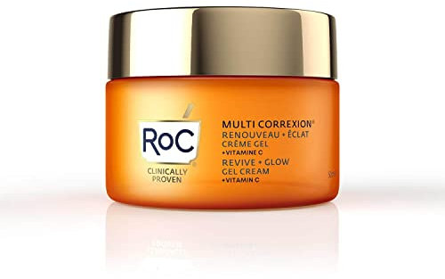 RoC - Multi Correxion Revive + Glow Vitamin C Gel-Creme - Anti Falten und Altern - Straffende Feuchtigkeitspflege - 50 ml
