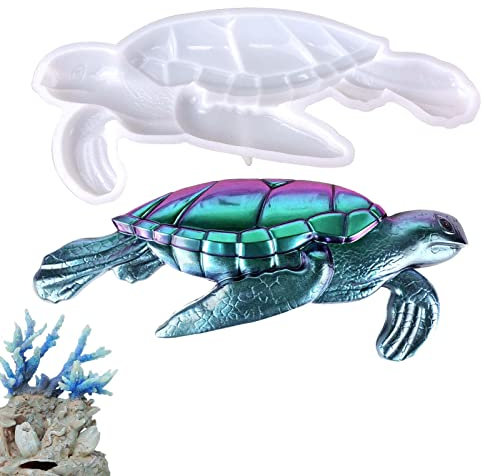 Anloximt Schildkrötenform Silikon | Semi Meeresschildkröte Silikonform, Wanddekoration