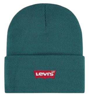Levi's Unisex Kinder LAN Fledermausärmeln Beanie-Mütze, Bistro Green, Einheitsgröße