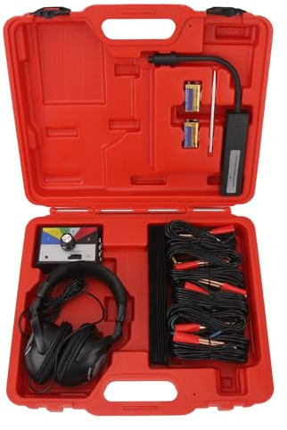 BOROCO Elektroniskt stetoskop-kit, 6-kanals högkänslighet-anti-störnings-exakt motorbuller-diagnostiskt scope-mekaniskt verktyg