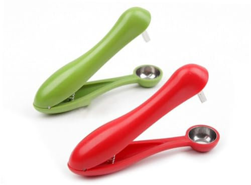ULTECHNOVO Snocciolatore Ciliegie in Acciaio Inossidabile Strumento Ergonomico per Rimuovere Colori Assortiti Colore Casuale