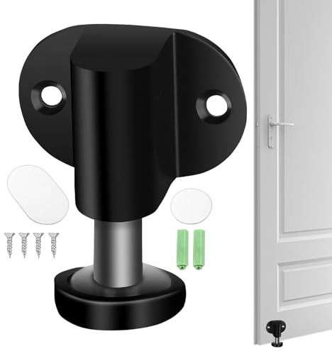 Topes Para Puertas Interiores | Topes Magnéticos para Puertas de Alta Durabilidad,Cuña De Sujeción Sin Taladro Para Suelo De Baldosa Hormigón Madera,Para Dormitorio Oficina Restaurante Apartamento Hot