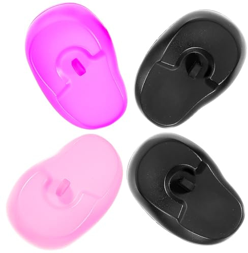 Abaodam Tapones Oídos para Secador de Pelo de Silicona Reutilizables 4 Piezas Protección Oídos en Salones de Peluquería y Baño