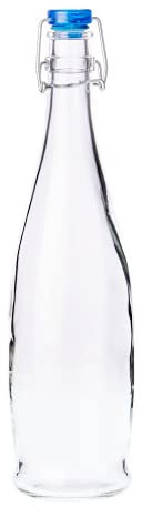 CF730 Glass Water Bottles, 1 L (Pack of 6)