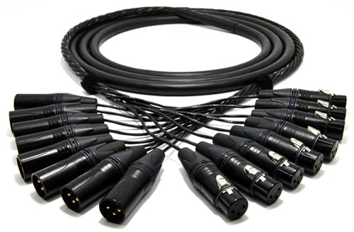 enoaudio Mogami 2932 8 Multicore Analog Kabel | Neutrik Gold XLR male - Neutrik XLR female | HiFi, 7,0 m