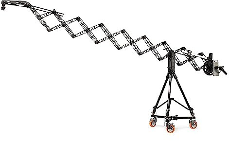PROAIM Powermatic Scheren-17-Fuß-Teleskop-Kamerakran mit Schwerlastständer und Ankerdolly für 3-Achsen-Kamera-Gimbals. Für Video- und Filmproduktionen. Nutzlast bis zu 15kg/33lb. (JB-SCSR-01)