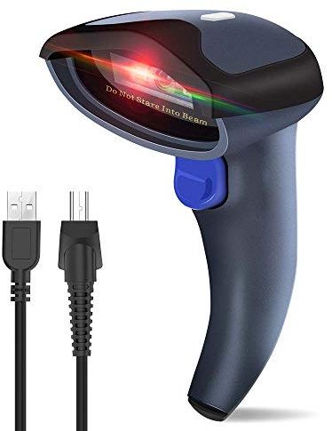 NETUM Wired CCD Barcode Scanner - Handheld USB 1D Barcode Imager für Mobile Zahlungen Bildschirmscanner für Mac Windows System