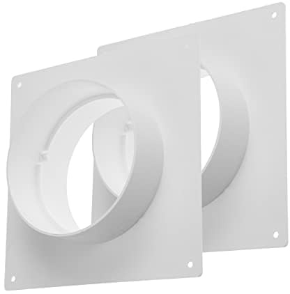 Vent Systems 100 mm - Confezione da 2 - Flangia del connettore del condotto Condotto connettore del in plastica per il raffreddamento Riscaldamento Sistema di ventilazione HVAC