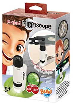 Buki - Pocket Microscope Mikroskop, Multifärg (BUMR200)