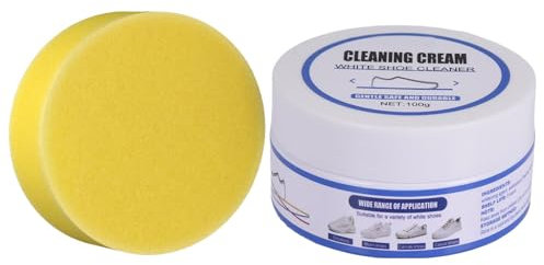 Zasdvn Professional Sneaker Cleaner Limpiador De Zapatos Para Zapatillas Blancas, Crema Para Zapatos Blancos Con Esponja Herramientas Limpie Las Zapatillas Y Los Suavidad Limpieza Doméstica Cuero Lona