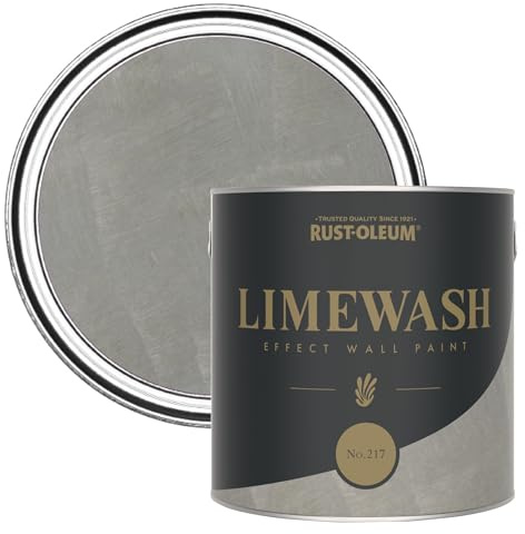 Rust-Oleum Green Limewash Effect Wall Paint - No.217 2.5L