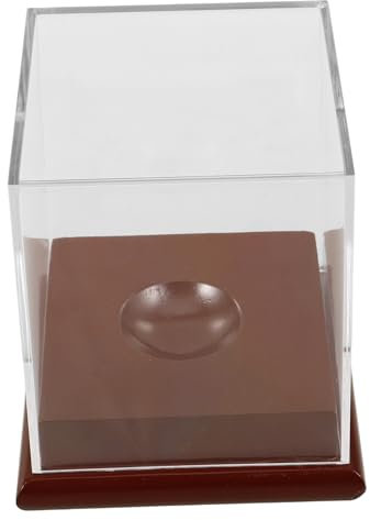 WHAMVOX Transparente Baseball Mit Staubdicht Und Uv-Schutz Perfekter Baseball Für Sammlerstücke Und Erinnerungsstücke Maße
