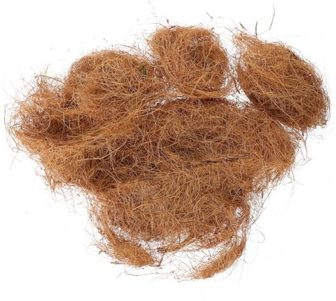 MERRYHAPY Fibres De Paillis De Cocotier Naturelles 100g Pour Jardinage Intérieur Et Extérieur, Tapis De Paillis Respirant Et Rétention D'humidité, Couverture Pour Pots De Fleurs Et Plantes Polyvalente