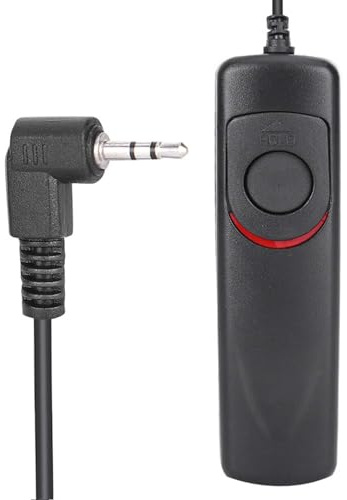 Marhynchus Cable de Control Remoto del Disparador con Cable de 1 M, Bloqueo del Obturador de Enfoque Automático a Media Presión para Fotografía de Larga Exposición, Compatible con Cámaras DSLR