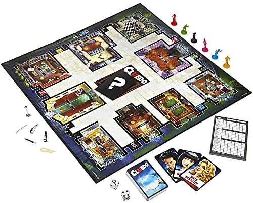 Hasbro Gaming Cluedo the Classic Mystery Board Game For 2 to 6 Players