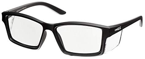 voltX 'Vision' (+1,00 Dioptrías, Lentes Transparentes) Lectores de Seguridad, Lentes de Lectura ampliados con Lentes de Seguridad con certificación CE EN166ft - Lentes UV400