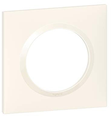 Legrand 600801 Plaque carrée dooxie, 1 poste, blanc
