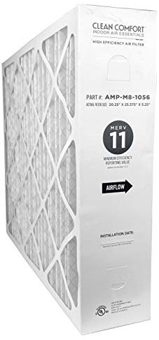 Clean Comfort AMP-M8-1056 - 20 x 25 x 5 Media Air Filter, MERV 11