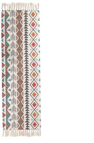 Ieron Tappeto da Ingresso 60x130 cm con Nappa, Tappeto Colorato a Pelo Basso, Passatoia Lavabile in Lavatrice Antiscivolo per Camera da Letto Soggiorno Cucina Salotto Tappetino per Interni