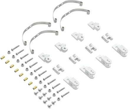 YONMFRDS RC Car DIY Parts For WPL B1 B14 B-14 B16 B24 B-24 C14 C-14 C24 C-24 B16 6x6 4x4 1/16 Truck Metal Steel For Leaf For Spring Suspension Set Parts Upgrade(Silver,4dw)