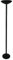 Green Lamp UPLBK6000 65 Watt 6000k Compact Fluorescent Light 2 Torchiere Energy Saving Uplighter, Black
