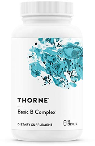 Thorne Research - Basic B Complex - Vitaminas B en sus Formas Activas - 60 Cápsulas