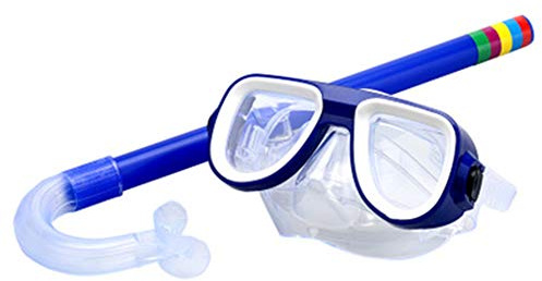 Children Snorkel Set Kids Diving Goggle Mask with Breathing Tube Easy to Adjust Scuba Mask for Kids