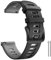 ANBEST 22mm Armbänder Kompatibel mit Garmin Vivoactive 4/Venu 2/Active Armband, Sport Silikon Uhrenarmband für Gear S3/Galaxy Watch 46mm/Gear S3 Frontier/Galaxy Watch 3 45mm, Schwarz/Grau
