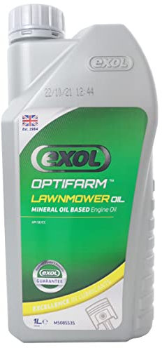 1LTR Exol SAE30 4 Stroke Lawnmower Oil - SAE 30 Mineral Oil Based Engine Oil