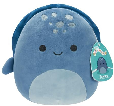 Squishmallows SQCR04118 - Truman die Blaue Lederschildkröte 19 cm, offizielles Kelly Toys Plüsch, superweiches Kuscheltier, Navy Blue