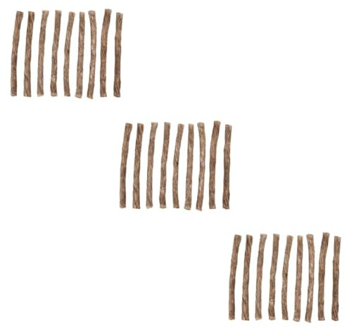 Kisangel 60pcs Portable Waxed Rope for Outdoor Barbecue and Picnic Convenient Fire Starter Rope for Camping and Grilling Activities