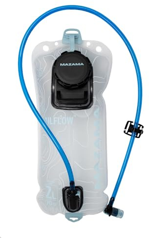 The Trailflow 63 Hydration Bladder. Leakproof, Easy to Clean and Fill Water Reservoir BPA Free, Fits Most Hydration Backpacks. Great for Running Hiking Camping Cycling. (2L)