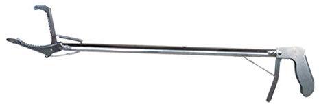 yanwuwa 73,7 cm Schlangenfängerzange, Rassel, Schlangenfänger, automatische Verriegelung, breite Backe, professioneller Greifer, Schlangenfängerzange