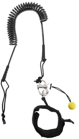 BESPORTBLE Leash per Tavola SUP con Rilascio Rapido Cinturino Caviglia Ergonomico e Regolabile Corda Elastico Sicura per Surf Longboard e Bodyboard