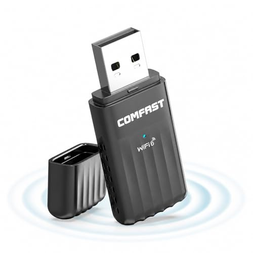 COMFAST 2 en 1 Adaptador USB WiFi 6 Bluetooth 5.3 AX900 Antena WiFi USB