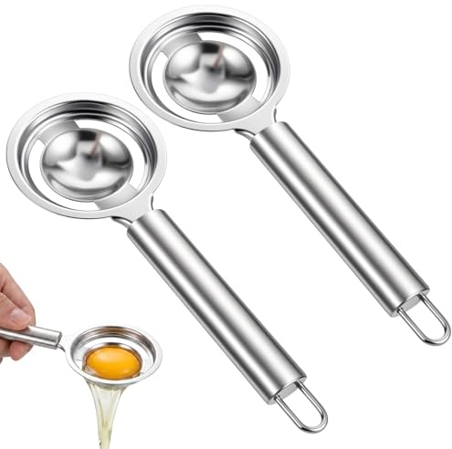 Sorcristy 2 Pcs 2 Pcs Egg Separator for Raw Eggs, Egg Yolk Separator