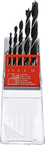 BGS Diy 2017 | Juego de brocas para madera | 4 - 10 mm | 5 piezas