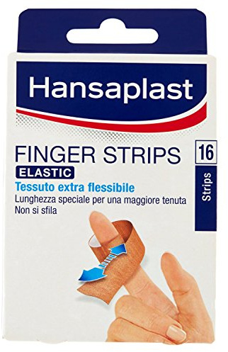 Hansaplast - Finger Strips - Parches elásticos para dedos - 16 unidades