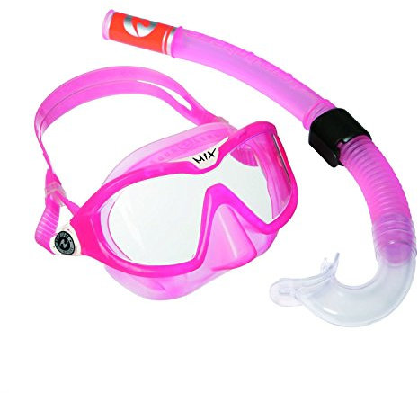 Aqua Lung Sport Mix Maske und Schnorchel Combo S Clear Lens/Pink