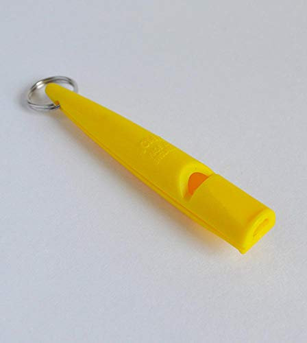 (6 Pack) Acme Model 211.5 Plastic Dog Whistle Yellow for Dogs