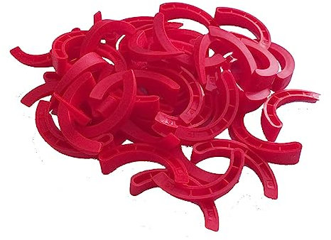 Fliesenkeile Sichelkeile (Kunststoff Sichel rot, 50)