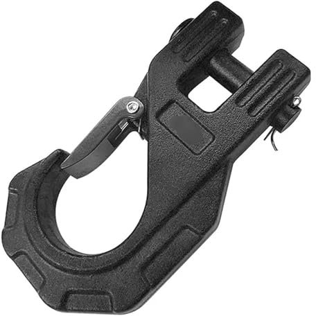 JBJXFAMAY Gancio di Traino per rimorchio Gancio di Traino per Rimorchio da 20 Tonnellate per Il Traino di Veicoli Fuoristrada Barra di Traino(Nero)