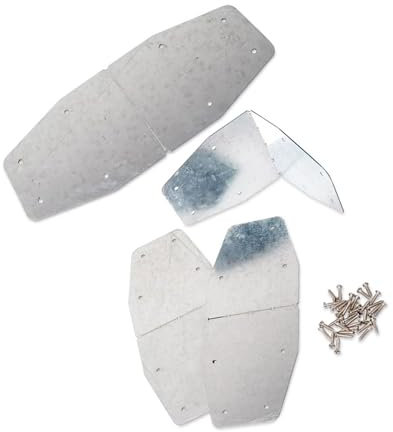 Rudiaoa 4 Regolati per Giardino Alzato da Giardino Mobili Mobili da Giardino Lettori Angoli Fissaggio Fiori con Viti da 32