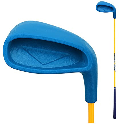 Golfklubbor för barn, pojkar och flickor, högerhänta, golfjärn, nybörjare, övning, 3-12 år, högerhänta, golftränare, undervisning (ålder 6-8, blå)