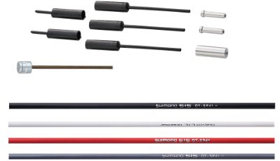 Shimano Schaltzug-Set Road polymerbeschichtet Schwarz, Y63Z98910